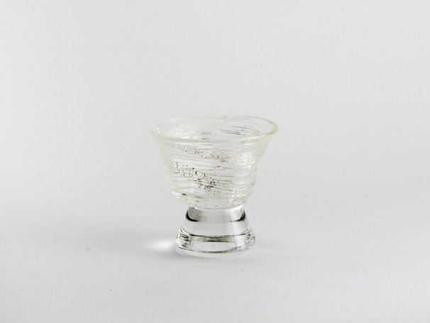 Frozen sake cups (gold and silver pair)
