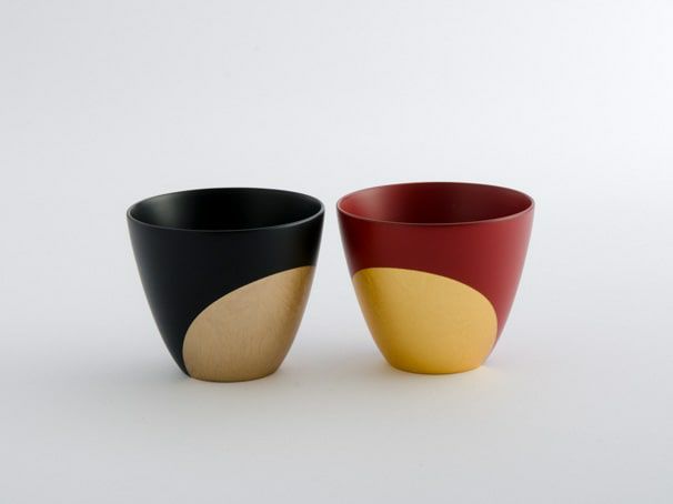 Lacquer cup, ink (kuon-iro)