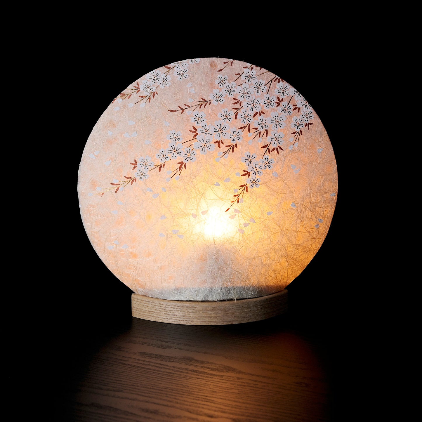 丸型照明 しだれ桜ピンク