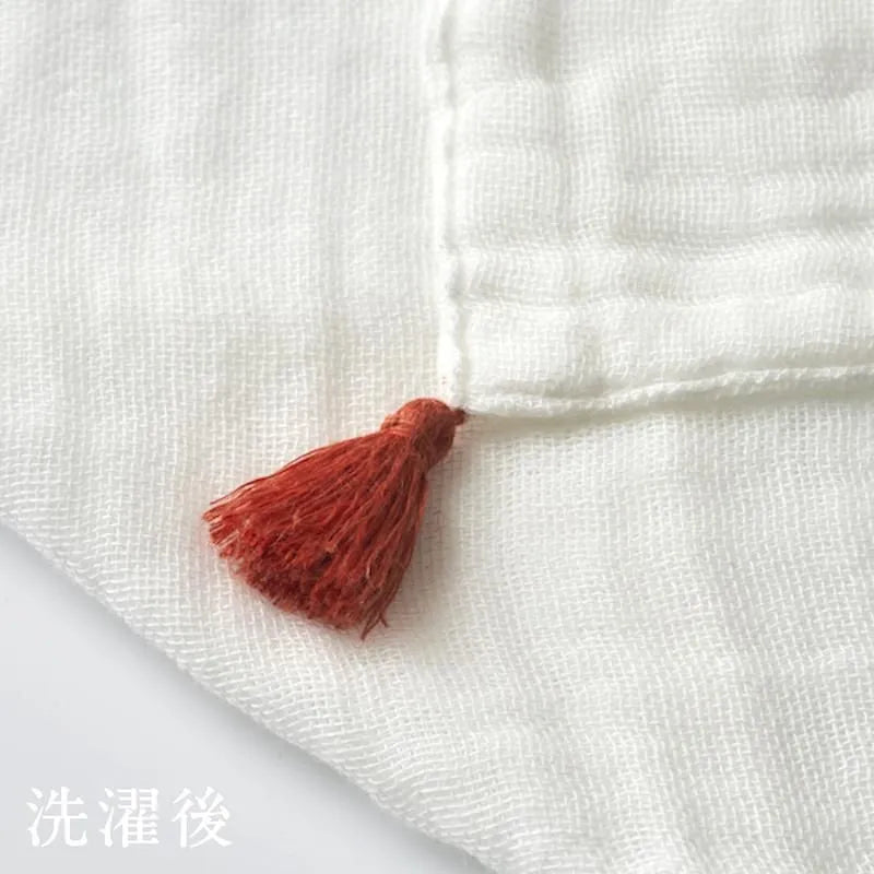 Ikue Handkerchief Premium 5-Piece Set in Paulownia Box, Wish Fulfillment