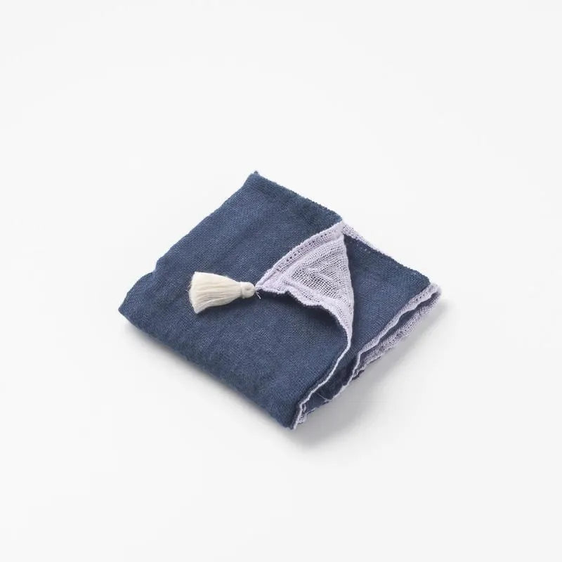 Ikue Handkerchief Navy Blue