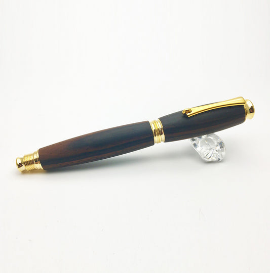 17 銘木万年筆/黒檀