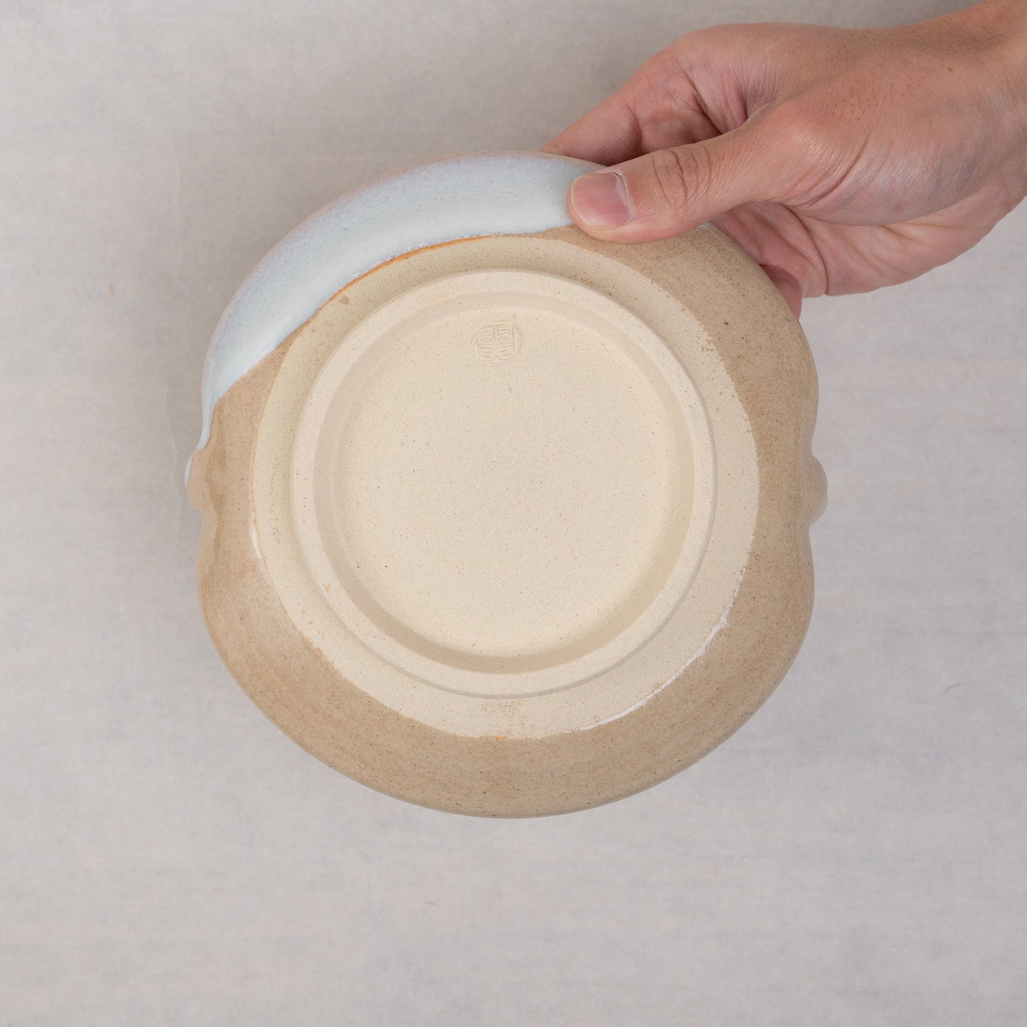 【伴 善雄】09_手付き皿(大)