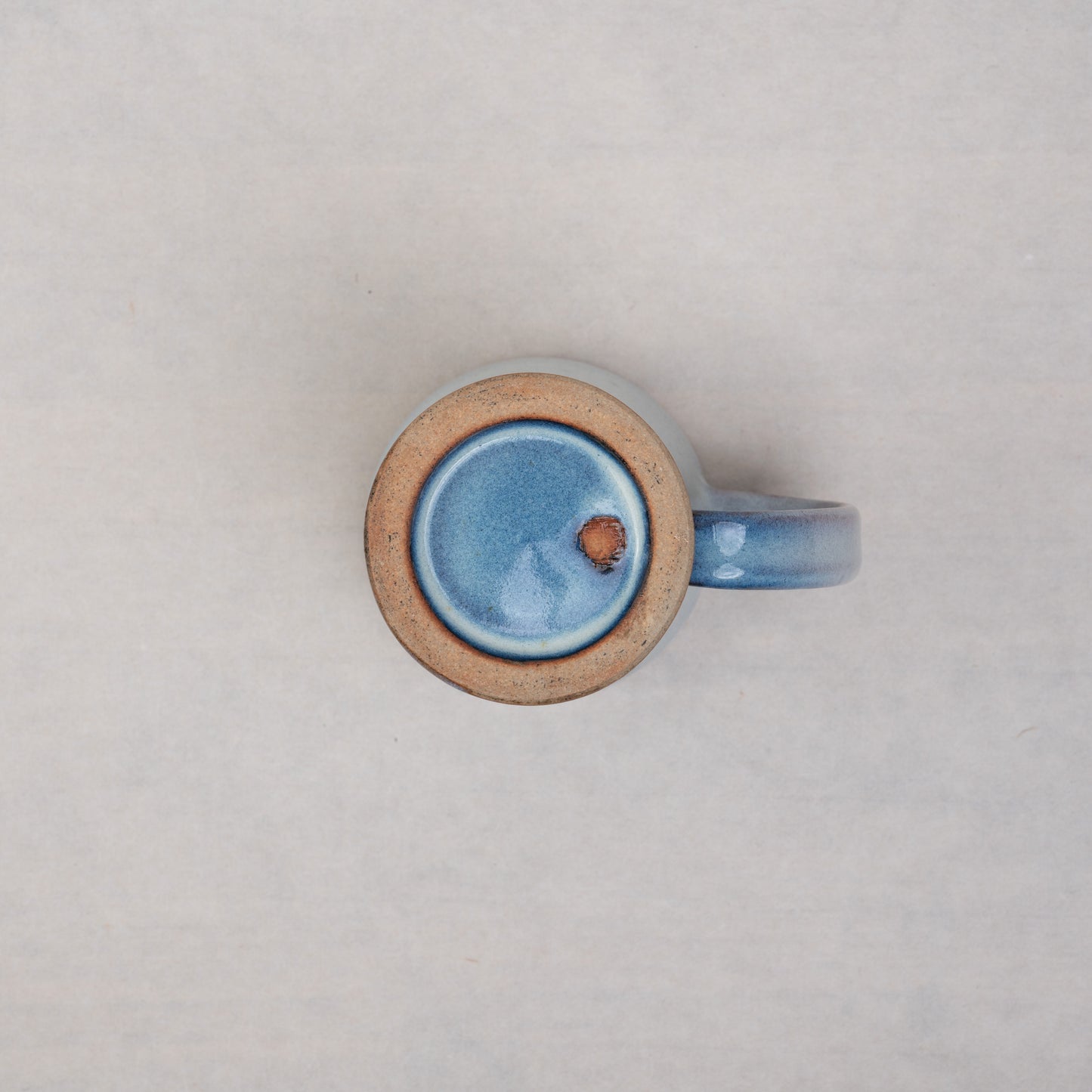 【伴 善雄】18_白萩釉マグカップ