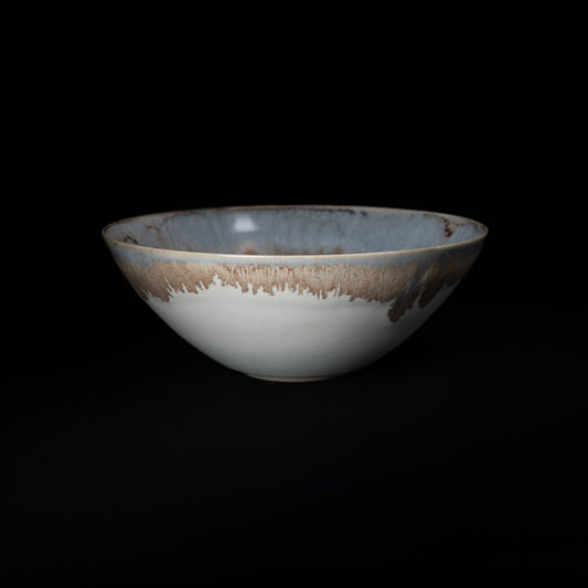 【宮下 将太】69_bowl -melty sepia blue- L