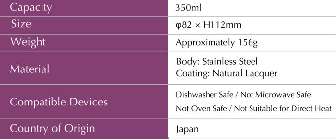 KISSUL UTAGE 350ml (Black)