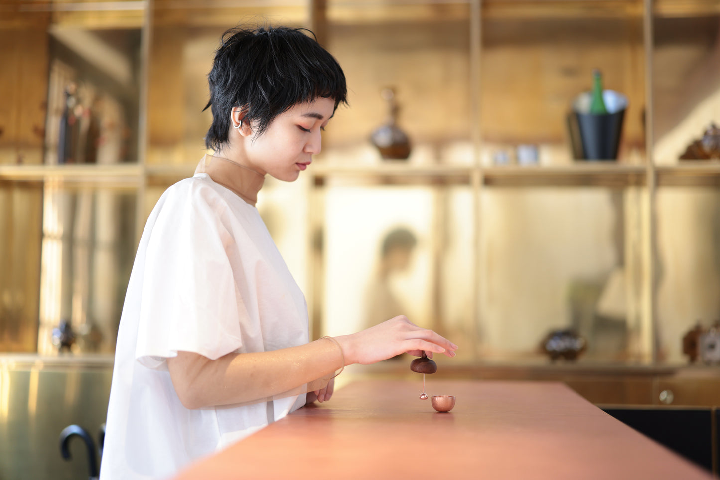 Madoka Acorn (Pink Gold)