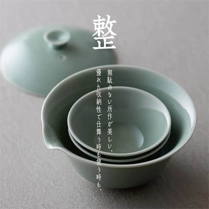 宝瓶、湯呑2個セット 青磁 – Narrative Platform