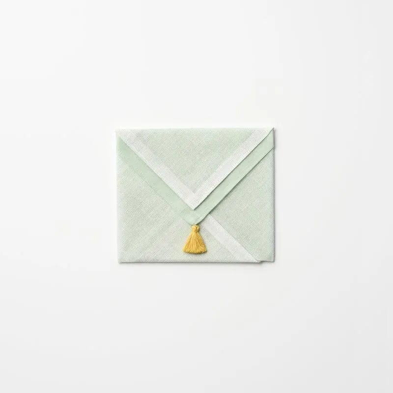 育 はんかち　3枚セット 時節・ご挨拶　青・白・藤