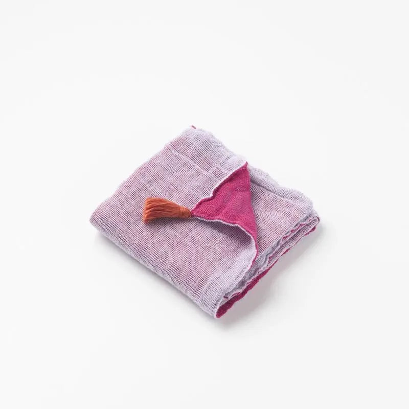 育 はんかち　3枚セット 時節・ご挨拶　青・白・藤