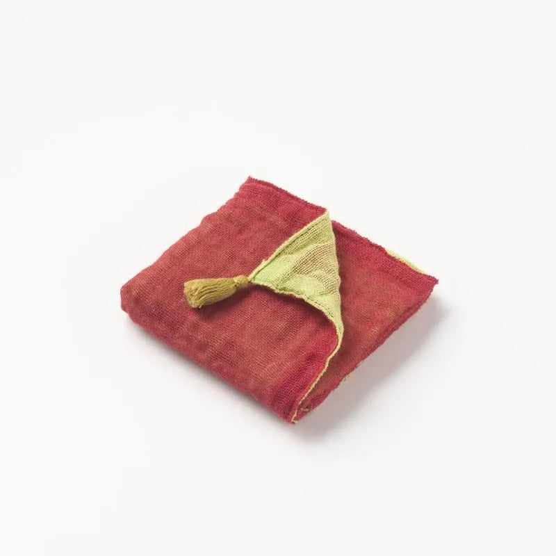 育 はんかち　3枚セット 長寿・敬老の日　緑・黄・朱