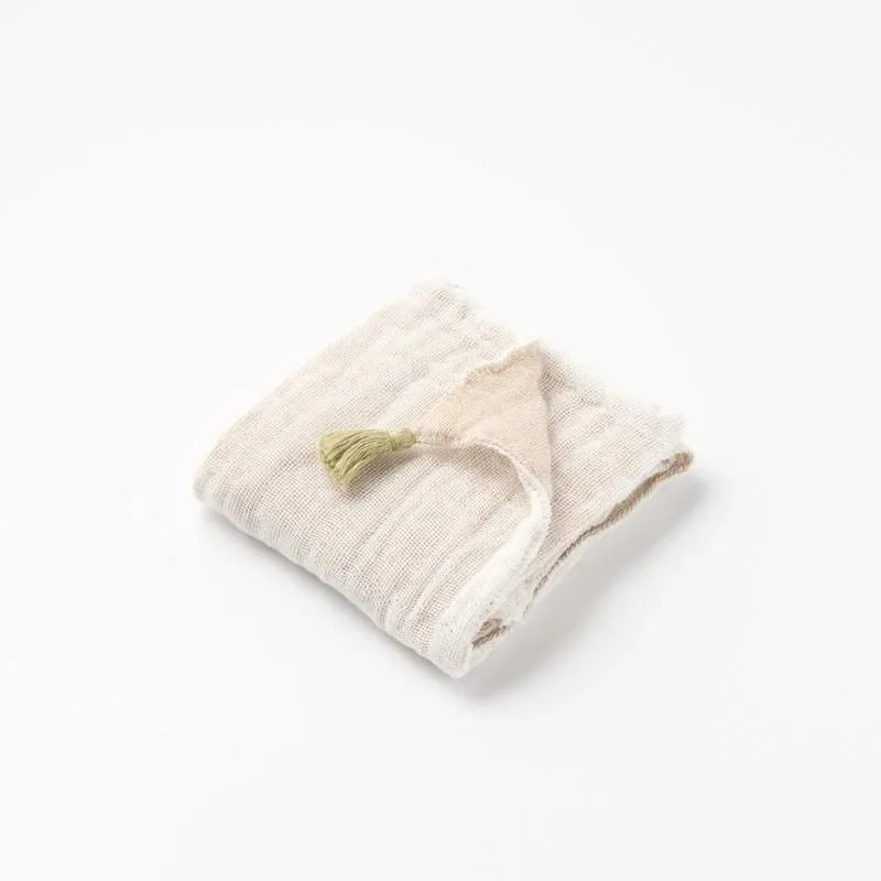 育 はんかち　生成り