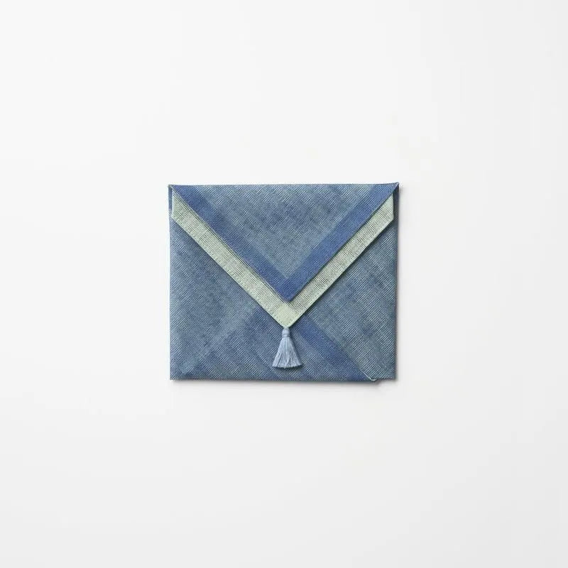 育 はんかち　3枚セット 紳士・父の日　藍・空・銀