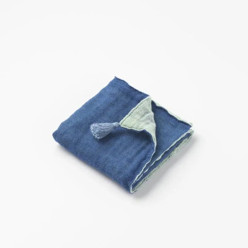 育 はんかち　3枚セット 紳士・父の日　藍・空・銀