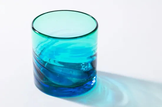 20 Irabuchaa Striped Moulded Rock Glass