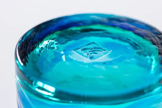 20 Irabuchaa Striped Moulded Rock Glass
