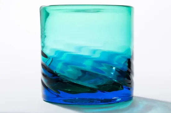 20 Irabuchaa Striped Moulded Rock Glass