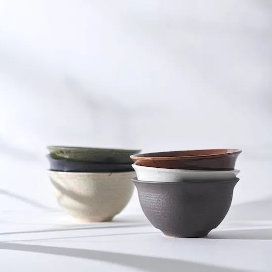 Shigaraki Rice Bowl, Amber Glaze