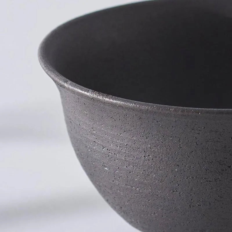 Shigaraki Rice Bowl, Gold Decoration