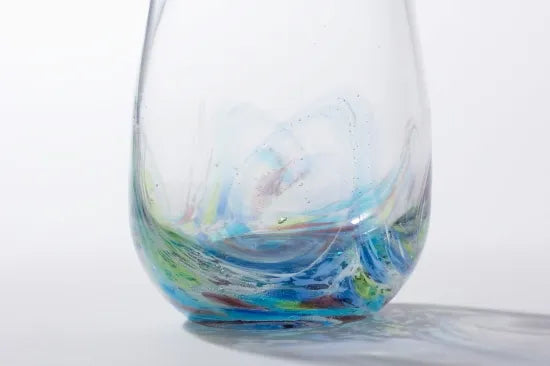 25 Whirlpool Tall Drop Glass (4 Colors)