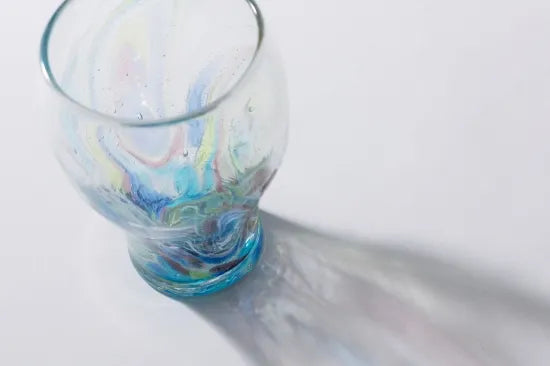 27 Whirlpool Round-Mouth Glass (4 Colors)