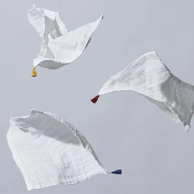 Ikue Handkerchief Premium 5-Piece Set in Paulownia Box, Wish Fulfillment