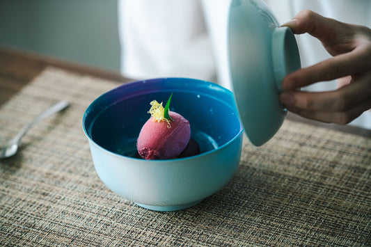 iroikoi 4.6蓋付多様椀 雪景色