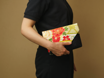 Traditional "Sukiya" Clutch (Black)