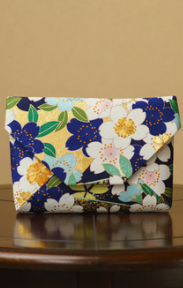 Traditional "Sukiya" Clutch (Blue)
