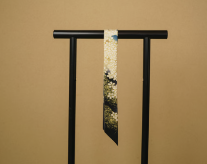 Versatile Ribbon Scarf (Black)