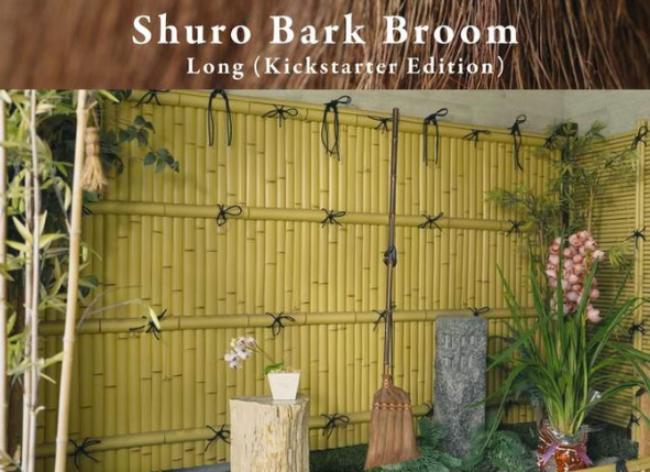 Shuro Bark Broom 130cm