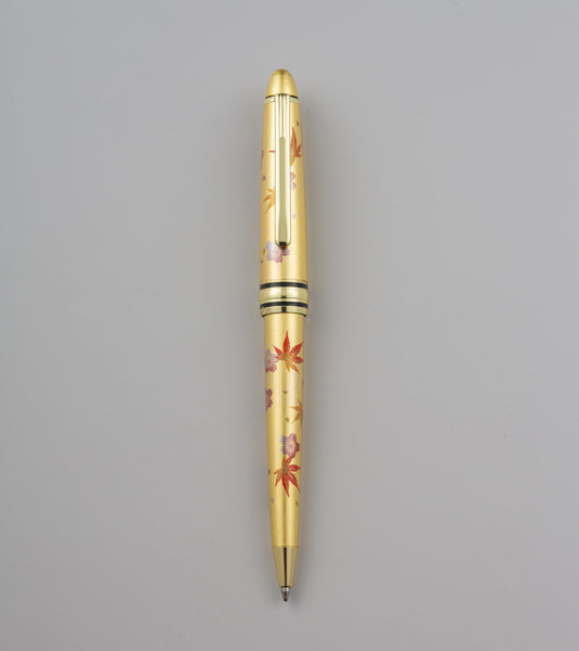 蒔絵ボールペン　春秋流し(金)