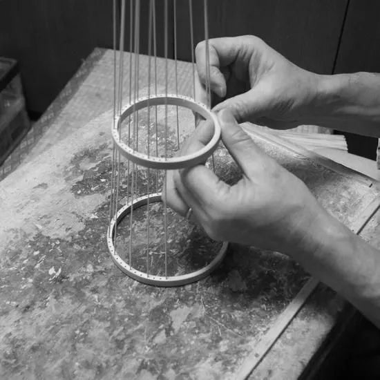 Tabletop Wind Chime Set, Black