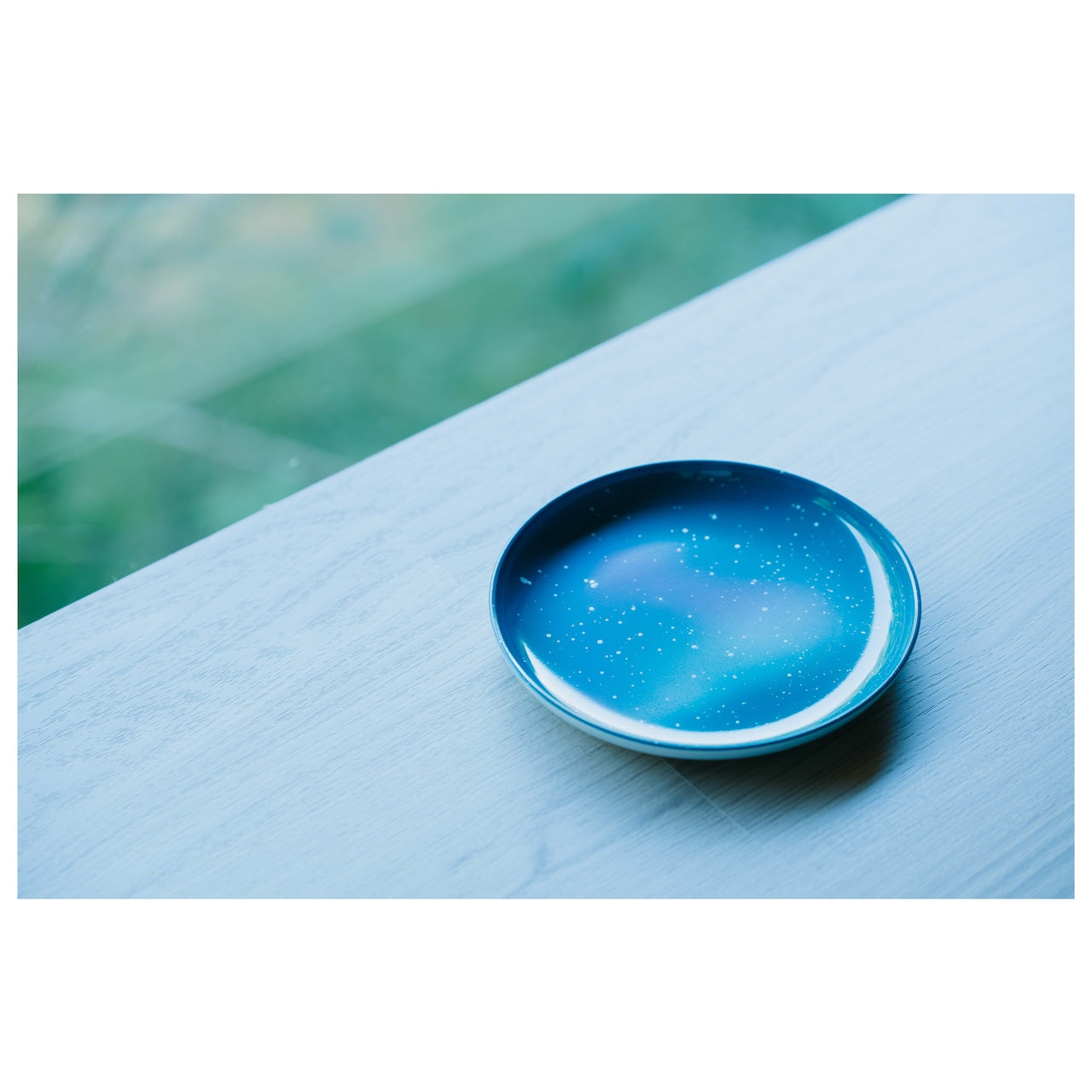 iroikoi ５．０丸 皿 雪景色