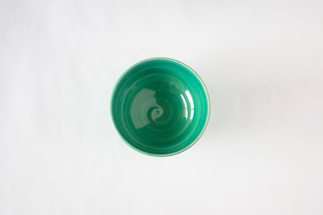 41 ひすい｜風流抹茶碗