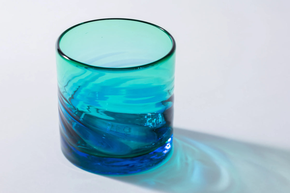 20 Irabuchaa Striped Moulded Rock Glass