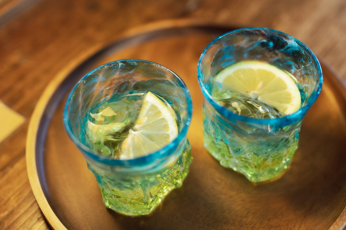 30 Onna Blue Glass