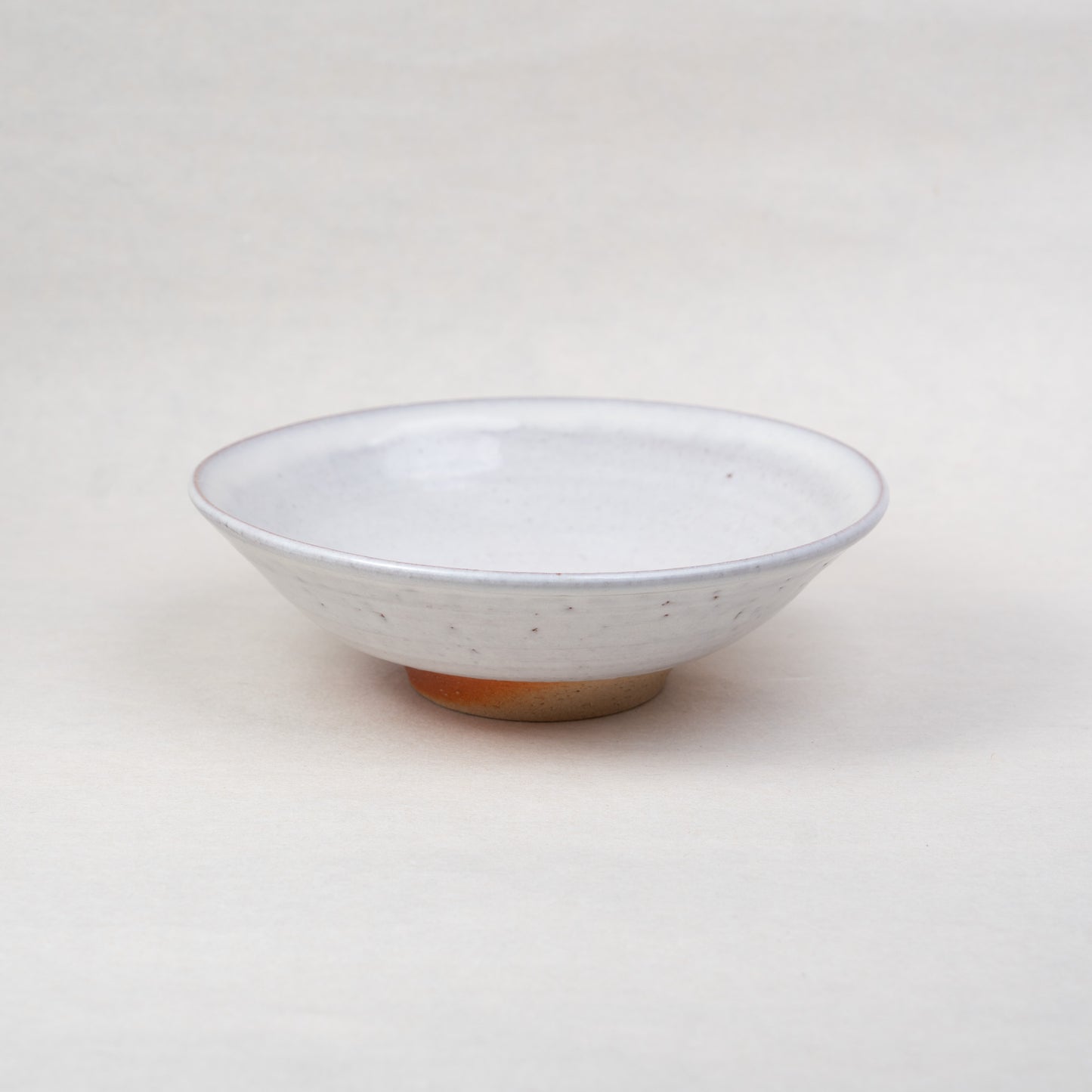 [Okada Yasushi] 03_White Hagi Glazed Bowl 