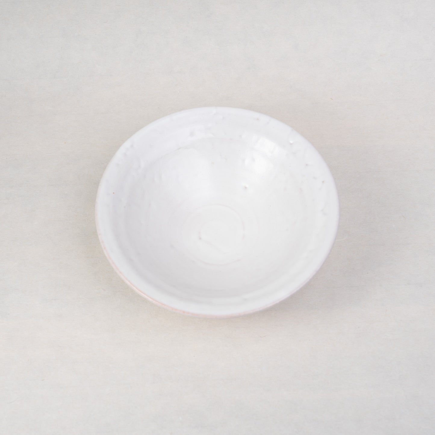 [Okada Yasushi] 04_White Hagi Glazed Bowl 