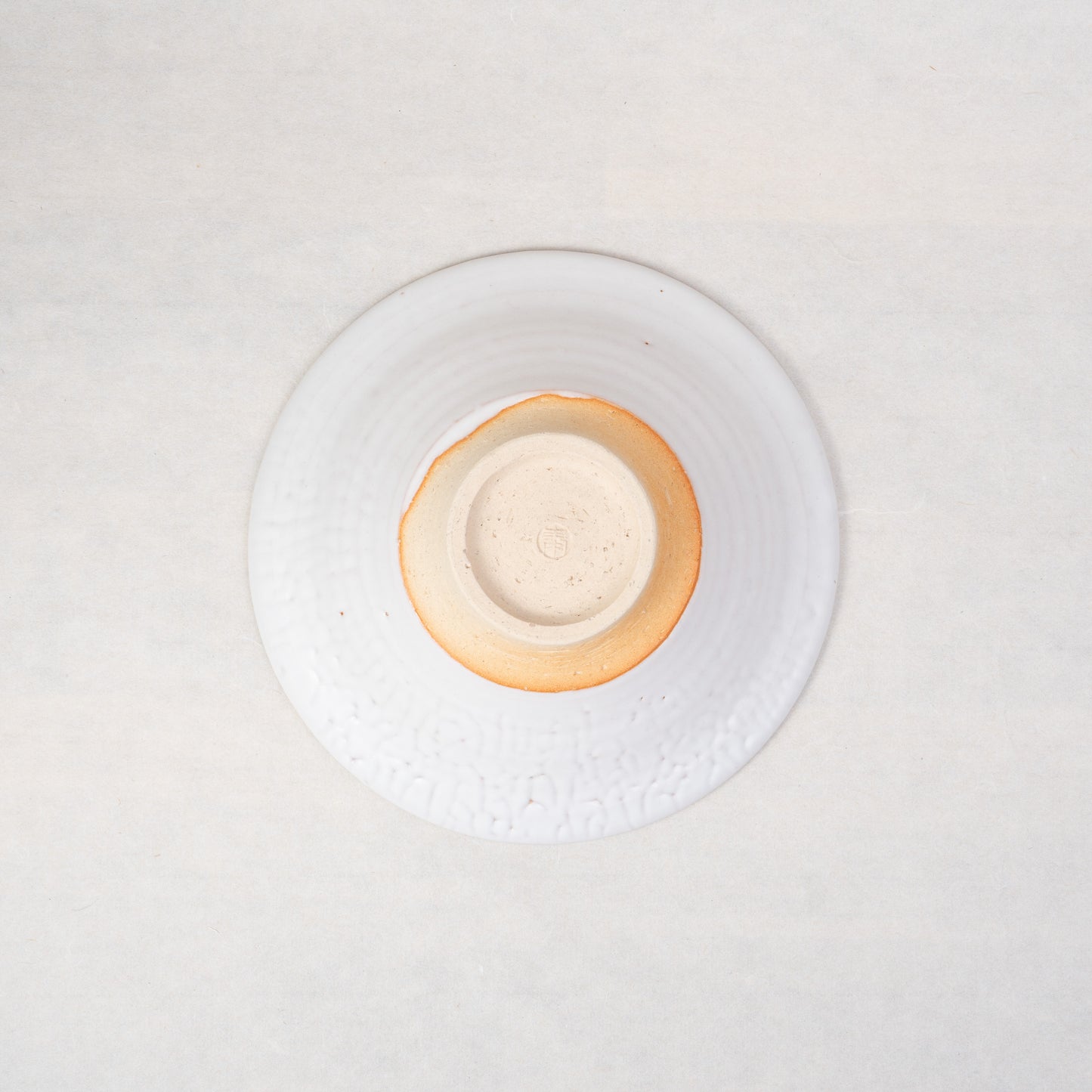 [Okada Yasushi] 04_White Hagi Glazed Bowl 