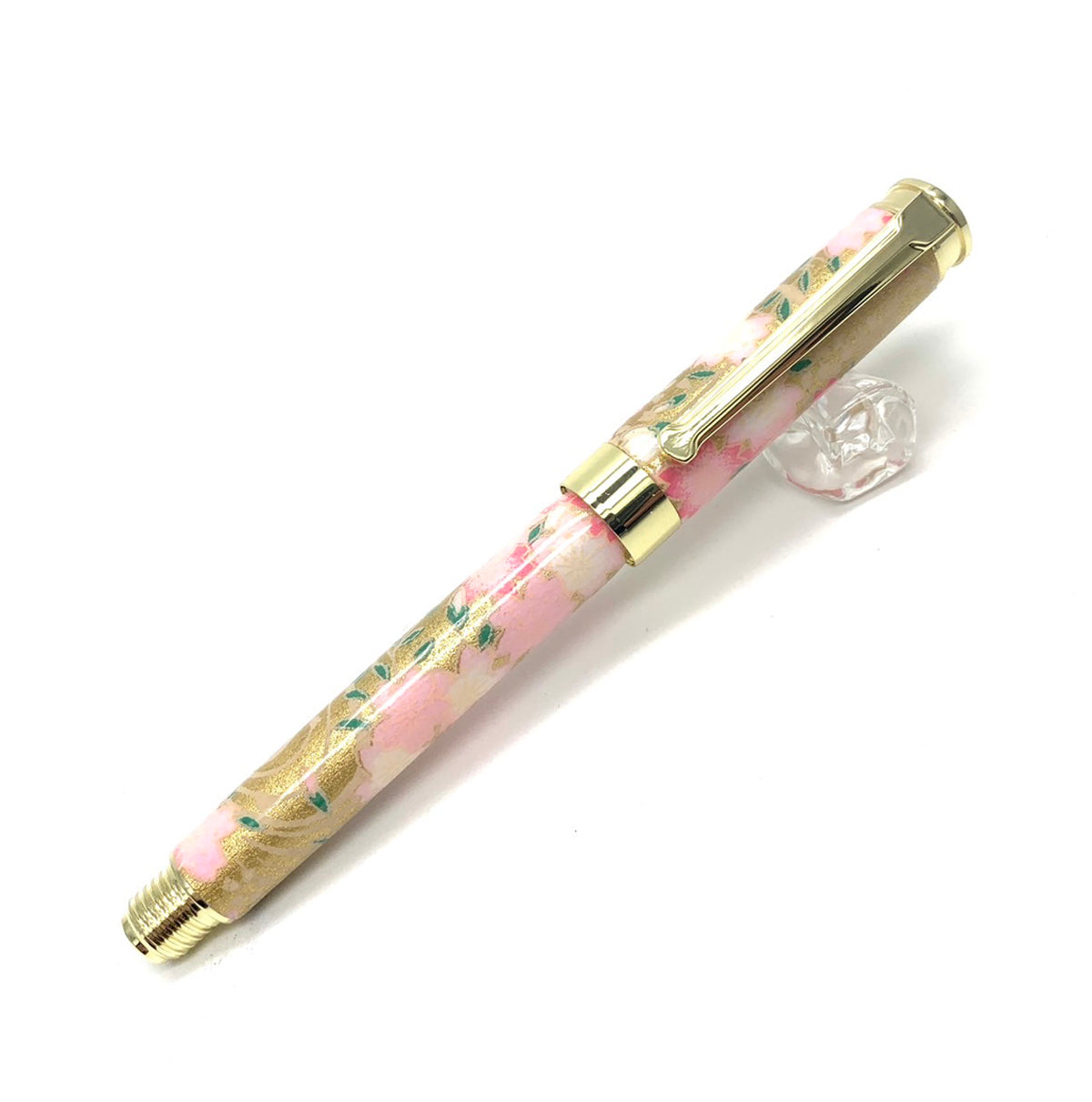 08 Mino Washi Fountain Pen / Gold Leaf and Cherry Blossoms