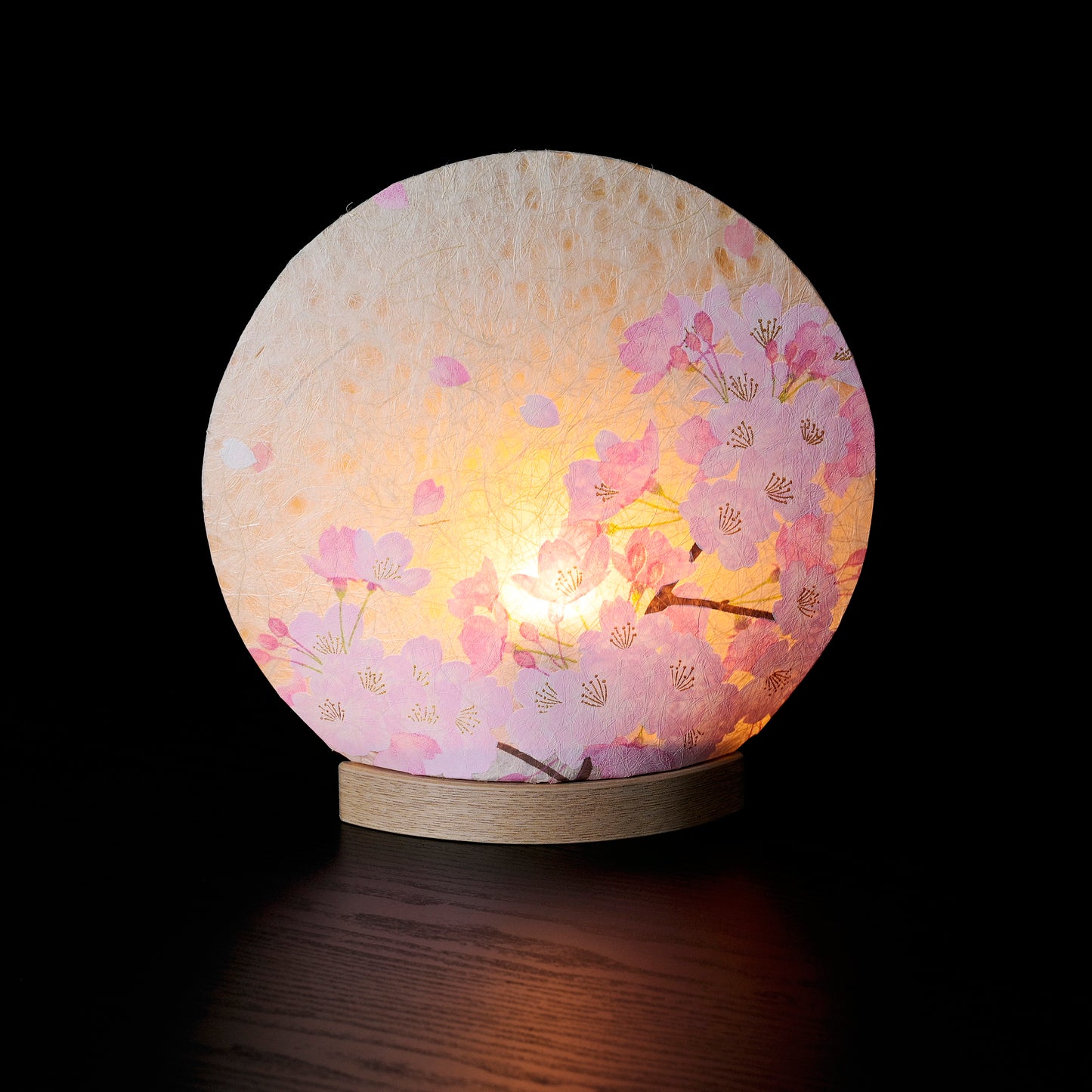 丸型照明　至高の桜ピンク