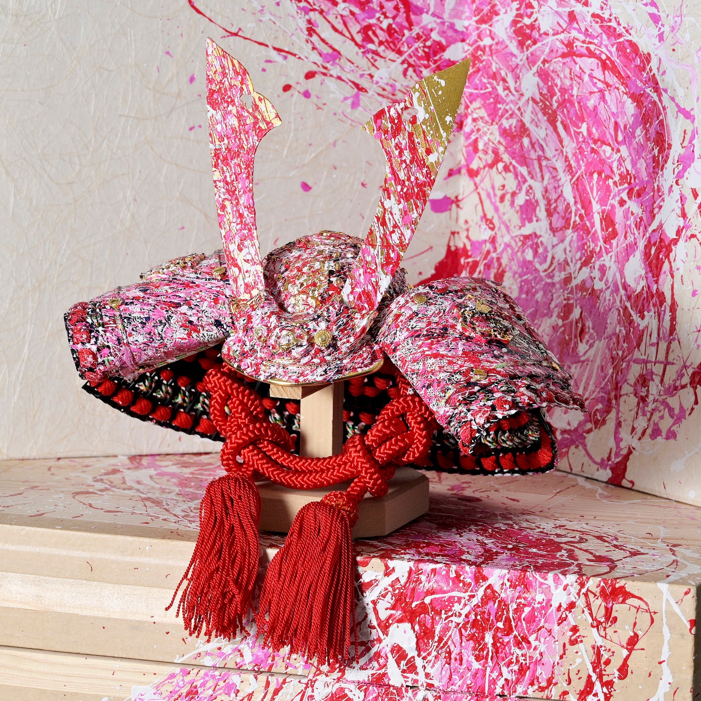 シブキ兜　《珠玉》