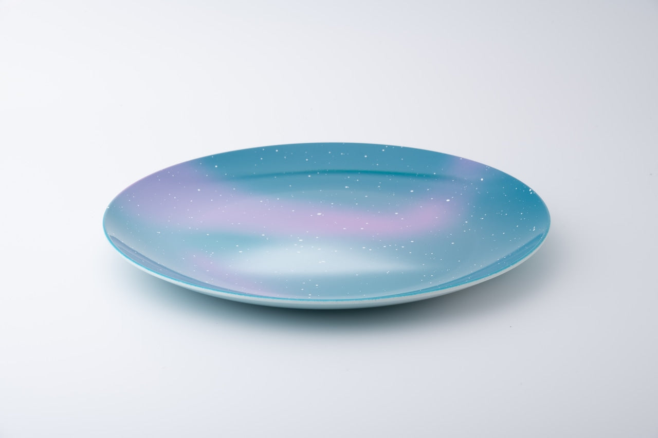 iroikoi 9.0 Japanese and Western plate snow scene