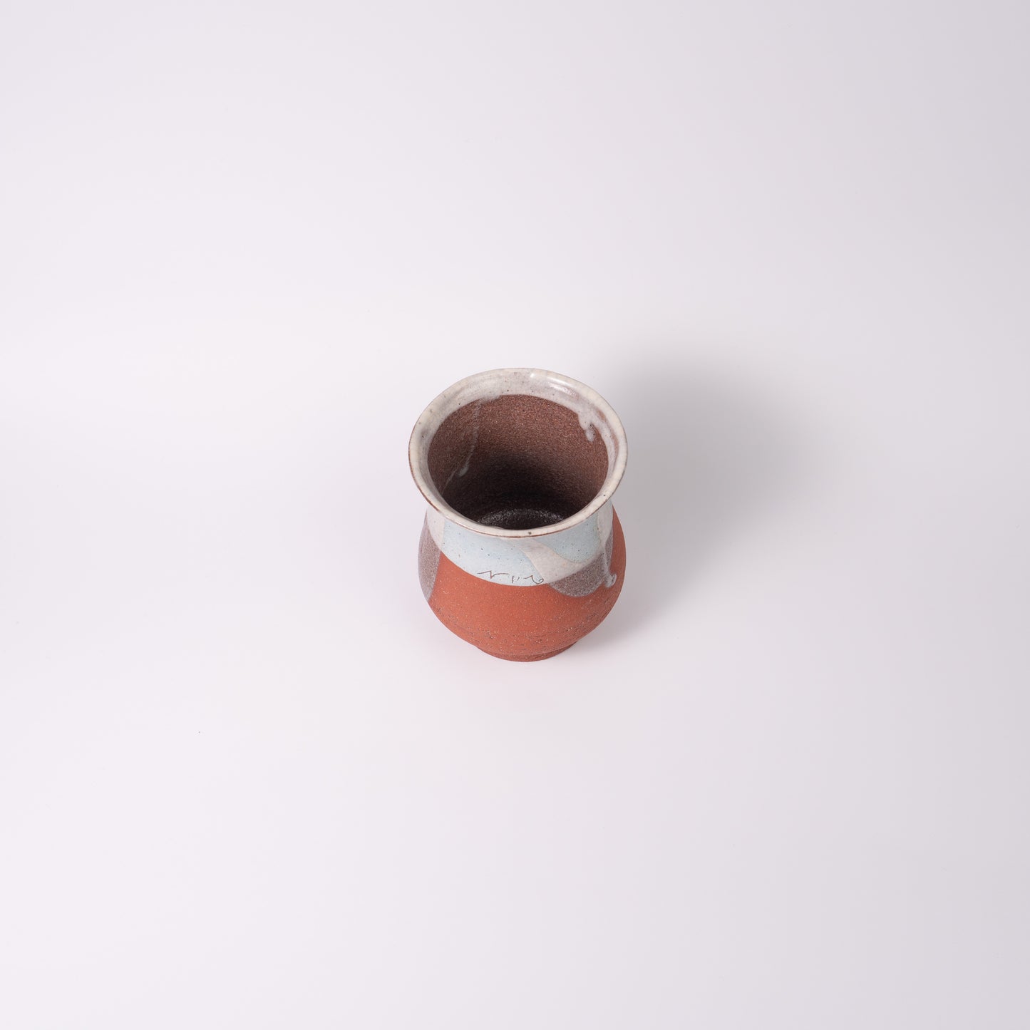 [Yoshikazu Shinzato] 008_Ryukyu Indigo Sea Flower Beer Cup 