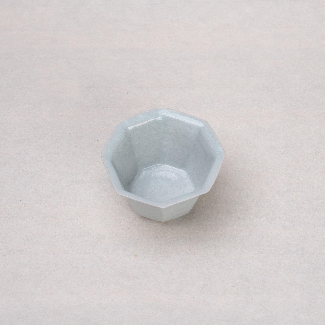[Suzuki Hiroyumi] 051_White porcelain octagonal bowl 