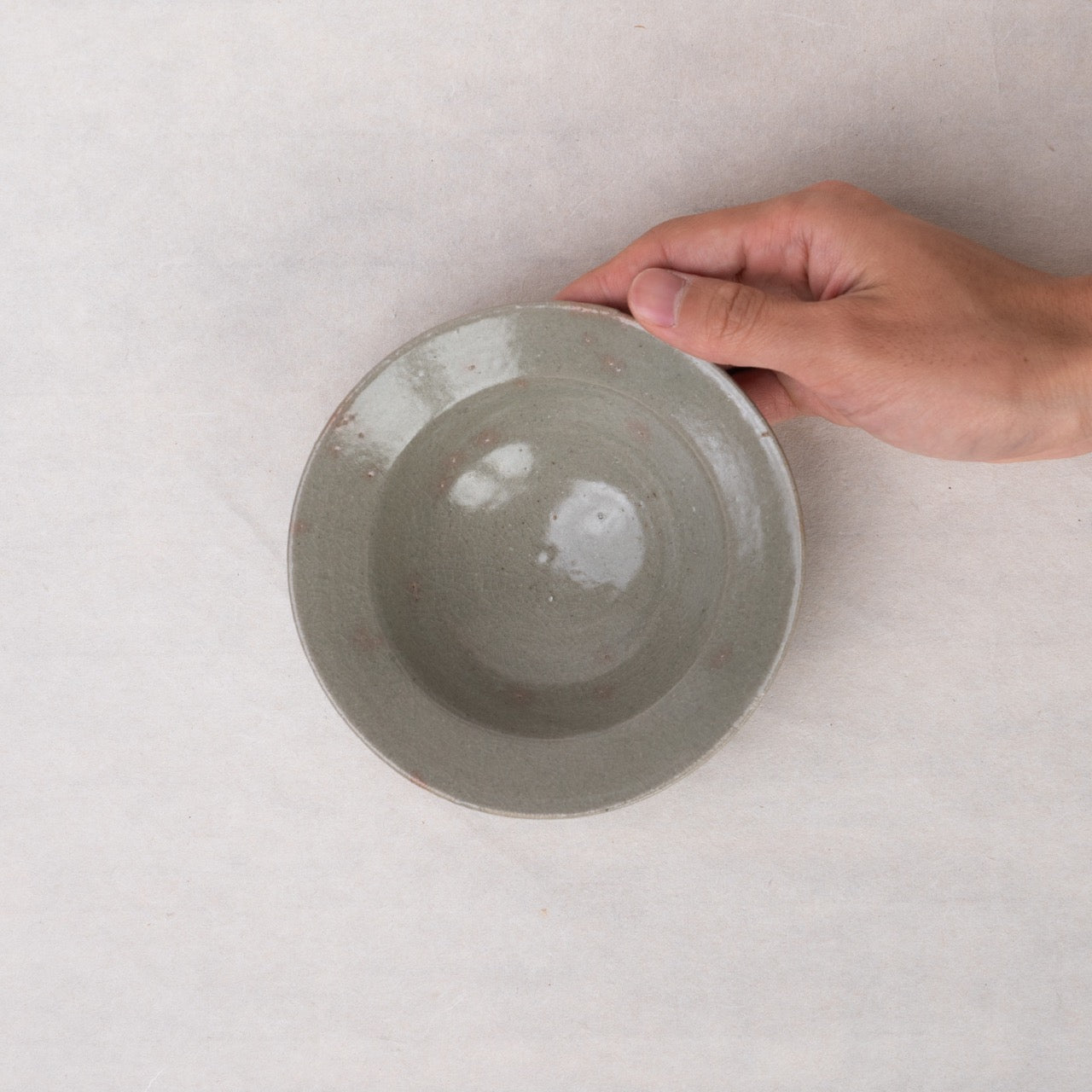 [Suzuki Hiroyumi] 052_Celadon rimmed bowl 